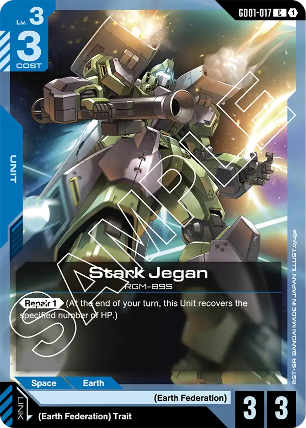 Newtype Rising GD01-017 Stark Jegan