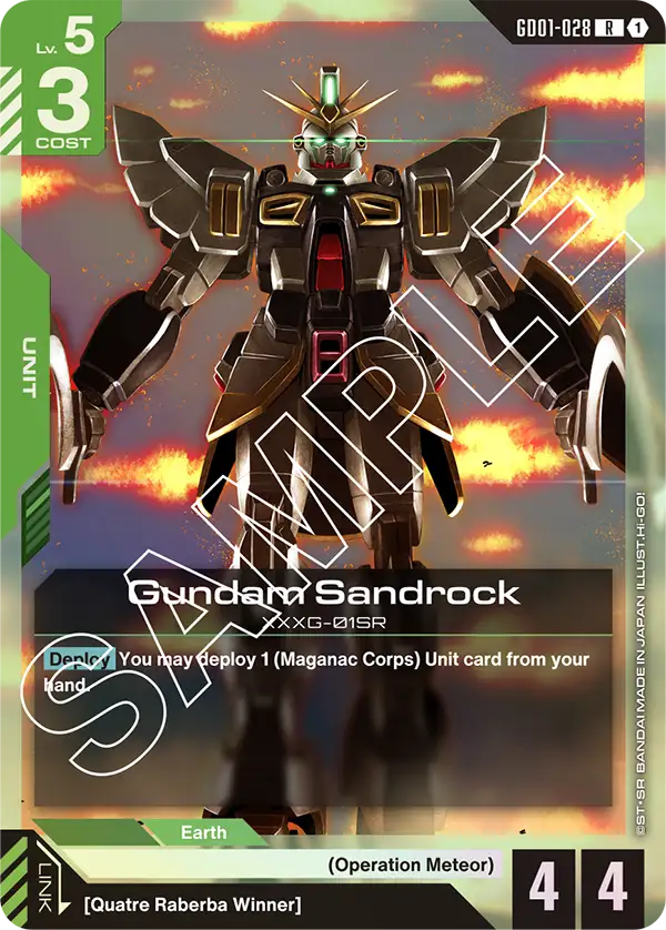 Newtype Rising GD01-028 Gundam Sandrock