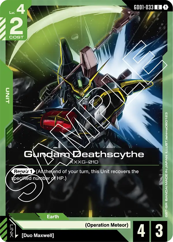 Newtype Rising GD01-033 Gundam Deathscythe