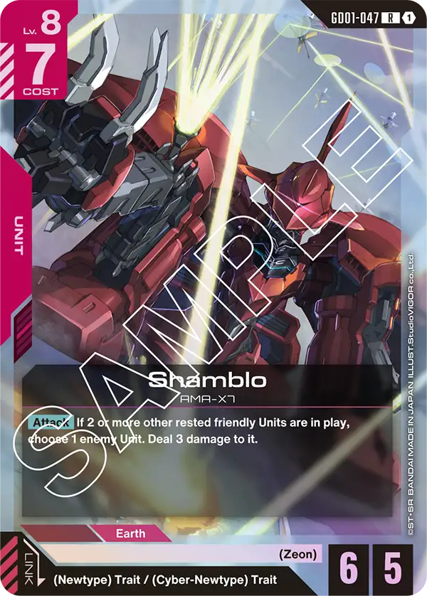 Newtype Rising GD01-047 Shamblo
