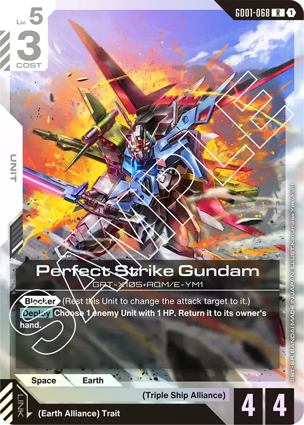 Newtype Rising GD01-068 Perfect Strike Gundam
