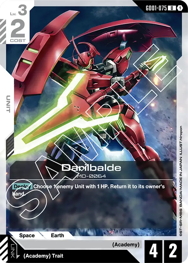 Newtype Rising GD01-075 Darilbalde