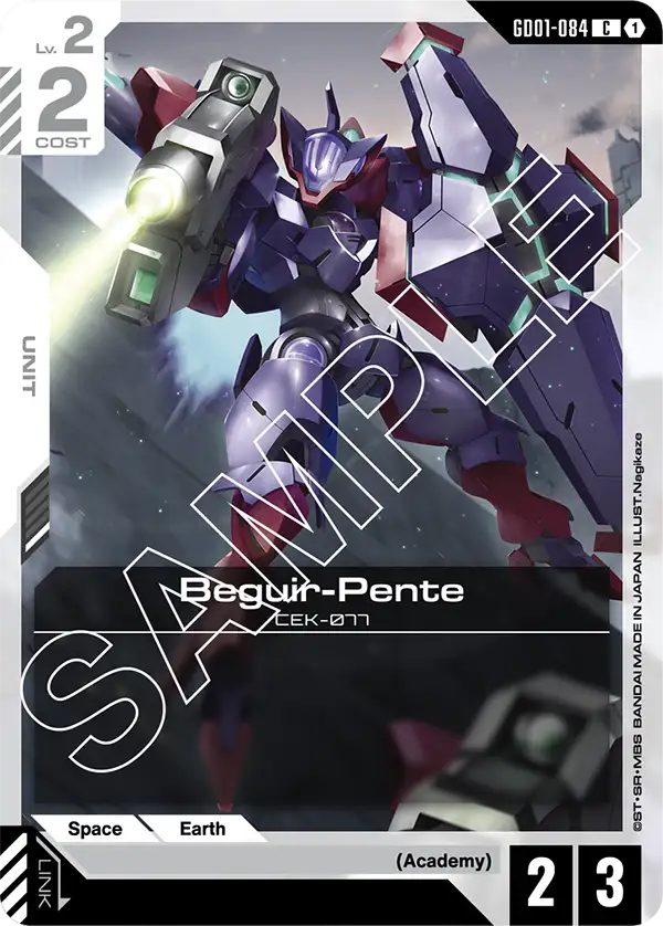 Newtype Rising GD01-084 Beguir-Pente