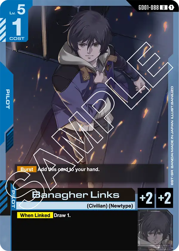Newtype Rising GD01-088 Banagher Links