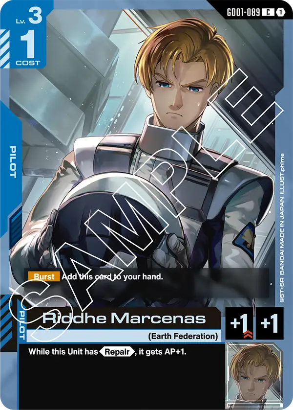 Newtype Rising GD01-089 Riddhe Marcenas