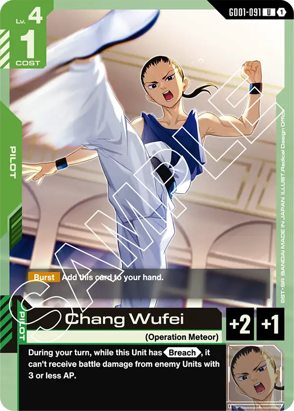 Newtype Rising GD01-091 Chang Wufei