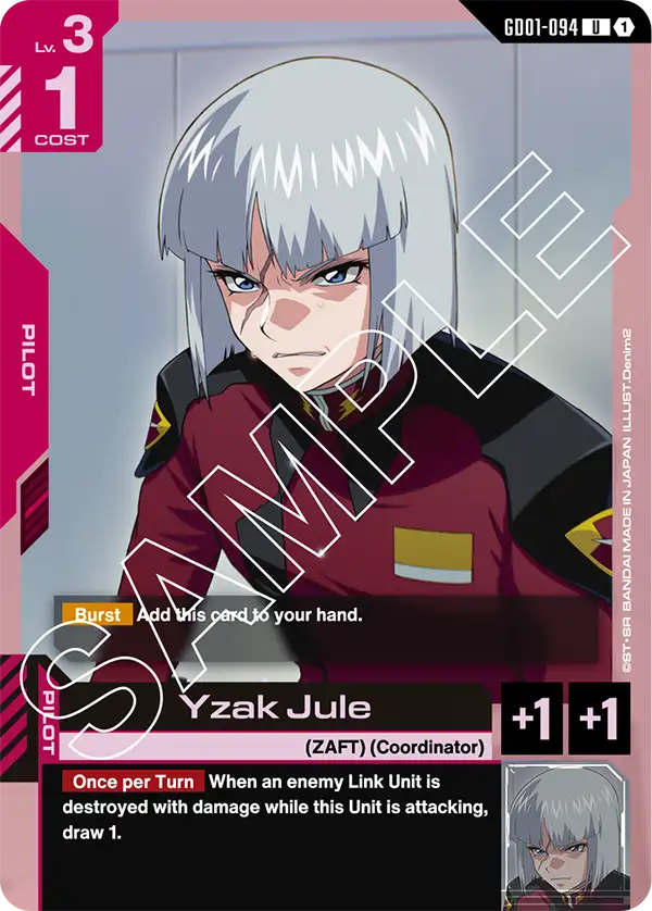 Newtype Rising GD01-094 Yzak Jule