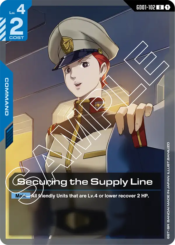 Newtype Rising GD01-102 Securing the Supply Line
