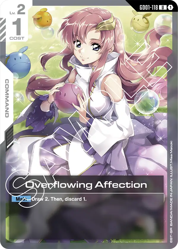 Newtype Rising GD01-118 Overflowing Affection
