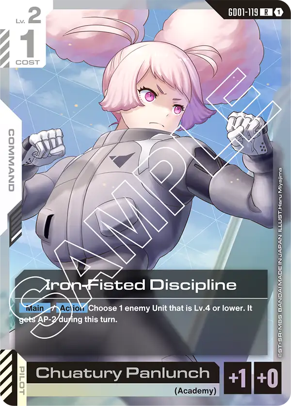 Newtype Rising GD01-119 Iron-Fisted Discipline