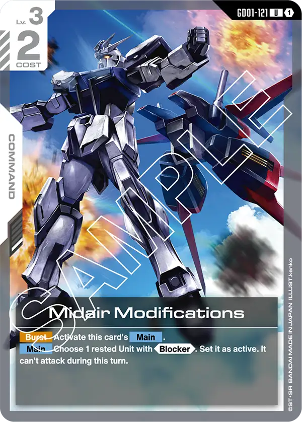Newtype Rising GD01-121 Midair Modifications
