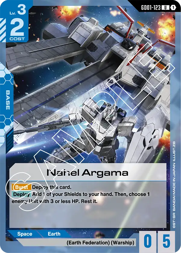 Newtype Rising GD01-123 Nahel Argama