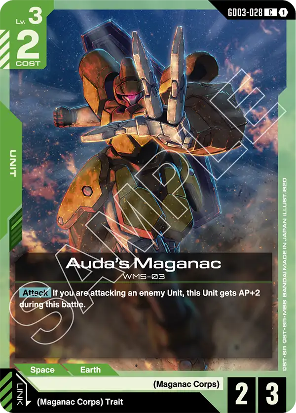Steel Requiem GD03-028 Auda's Maganac C