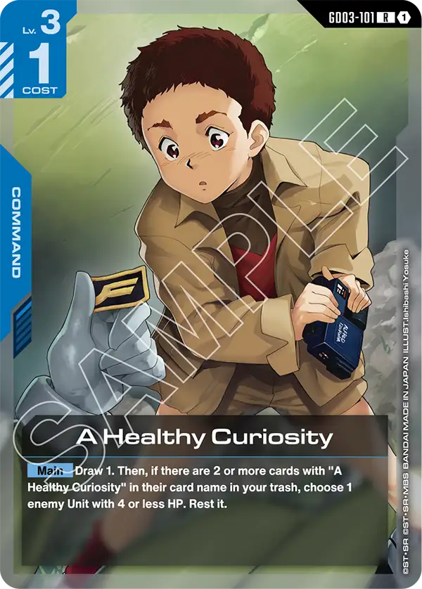 Steel Requiem GD03-101 A Healthy Curiosity R