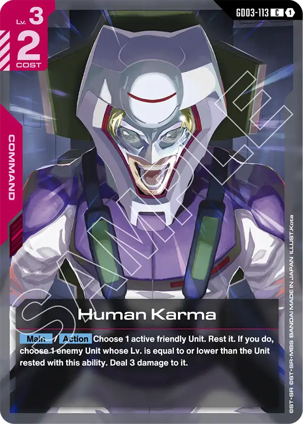 Steel Requiem GD03-113 Human Karma C