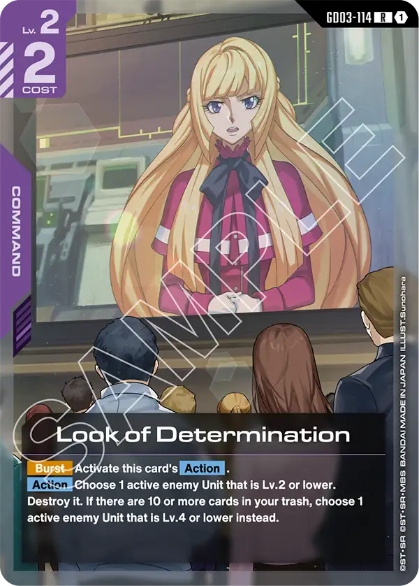 Steel Requiem GD03-114 Look of Determination R