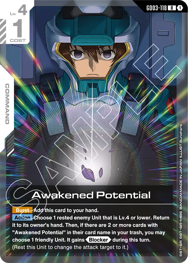Steel Requiem GD03-118 Awakened Potential R