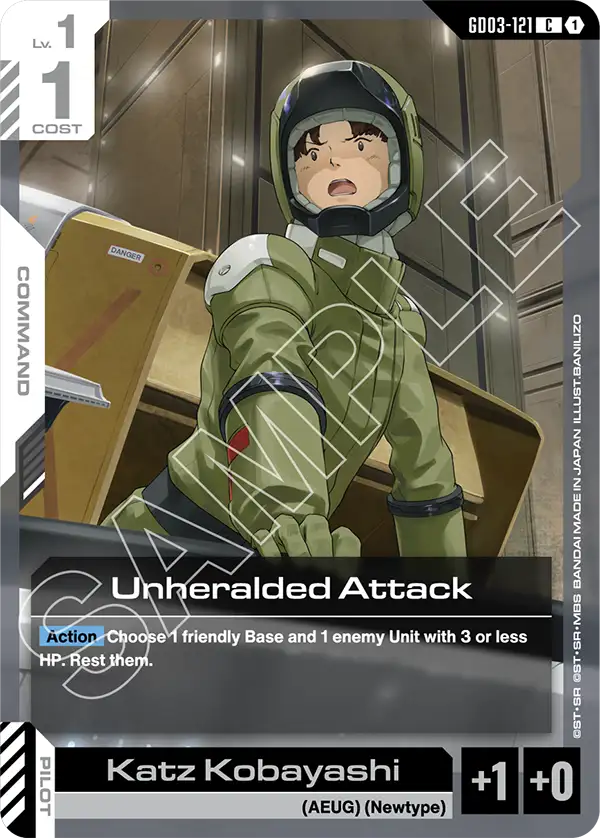 Steel Requiem GD03-121 Unheralded Attack C