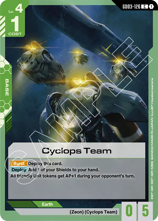 Steel Requiem GD03-126 Cyclops Team C