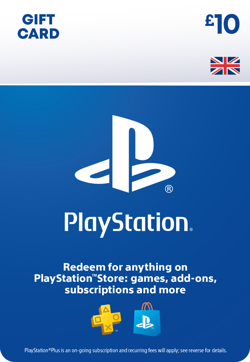 PlayStation Store Gift Card - £10.00 UK Region