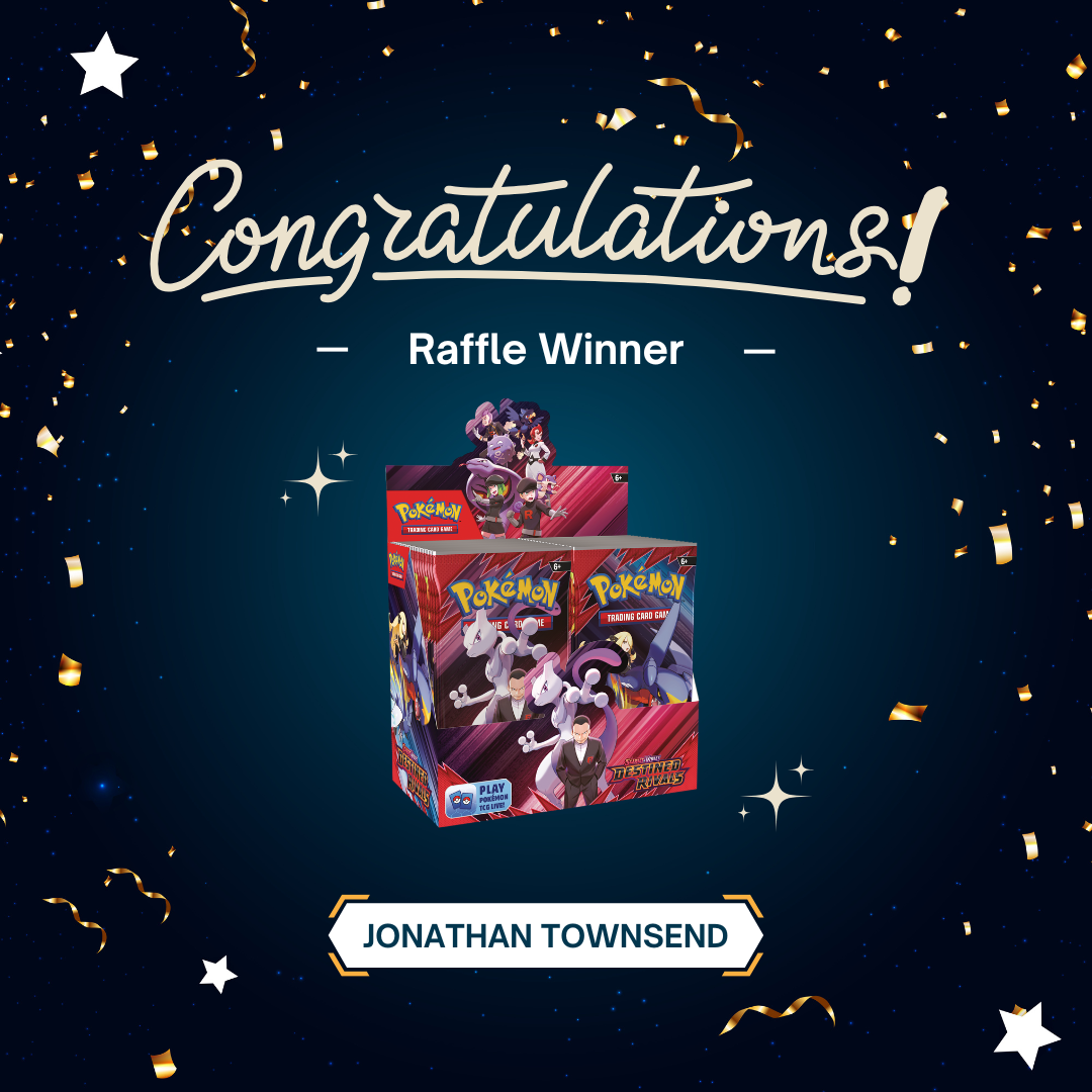 Pokémon TCG: Scarlet & Violet 10 Destined Rivals Booster Box Charity Raffle Draw #1