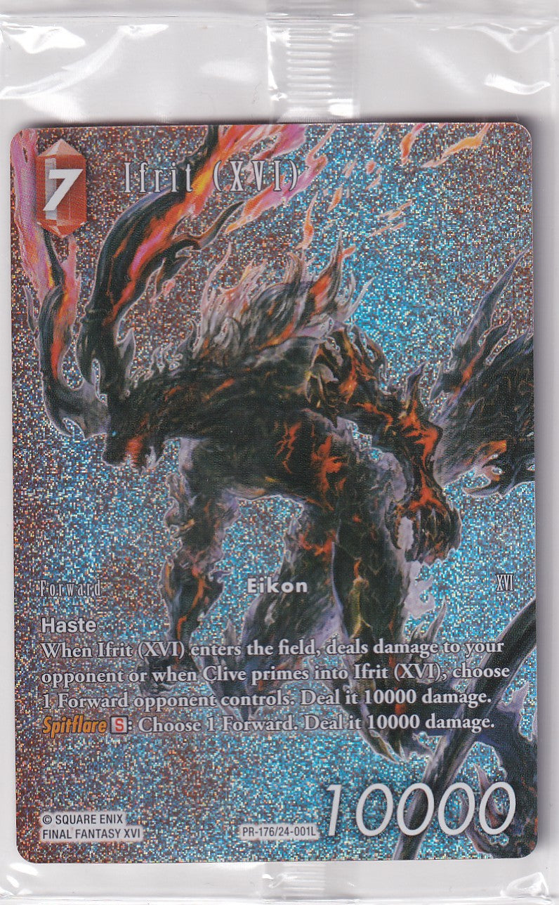 Final Fantasy TCG - Opus XXIV - 24- PR-176/24-001L Ifrit (XVI) Box Topper