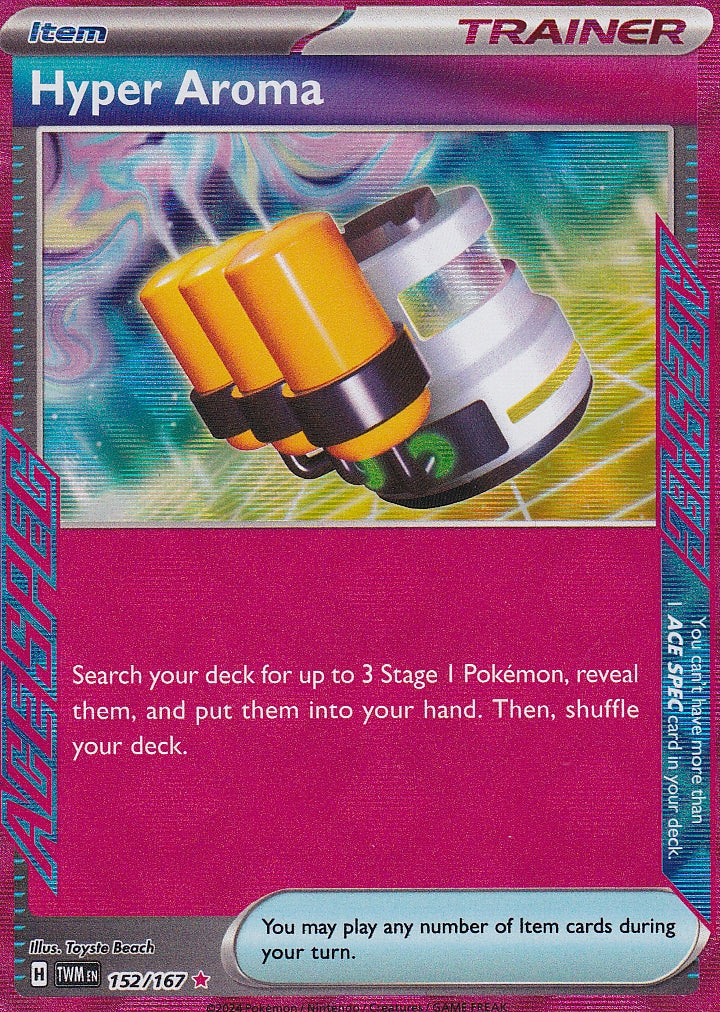 Scarlet & Violet Twilight Masquerade 152/167 Hyper Aroma