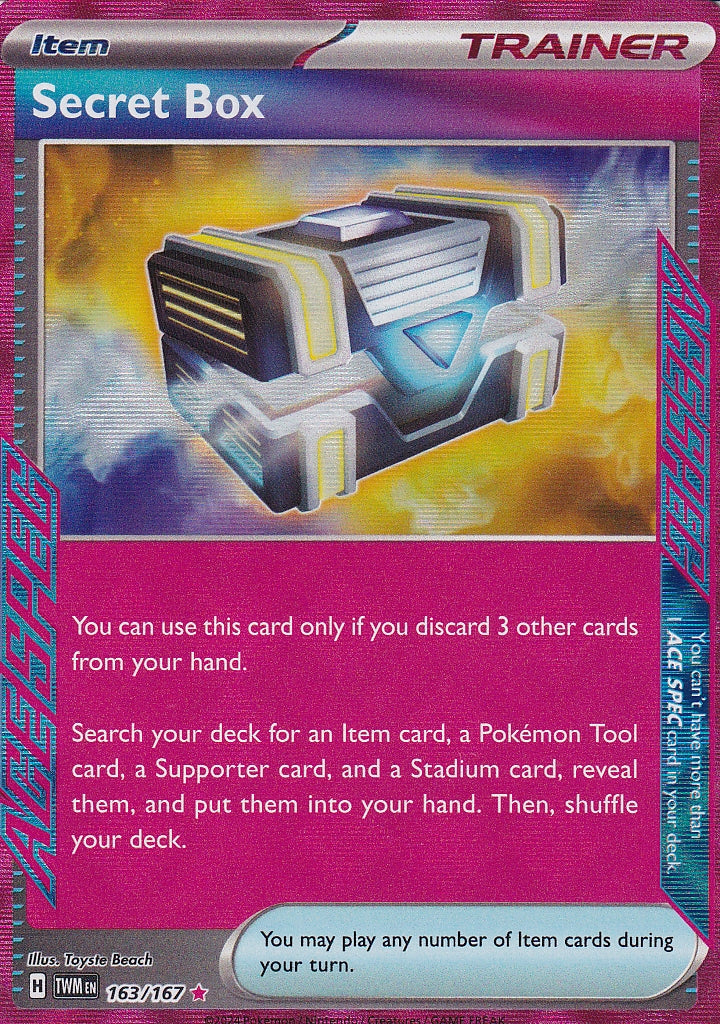 Scarlet & Violet Twilight Masquerade 163/167 Secret Box