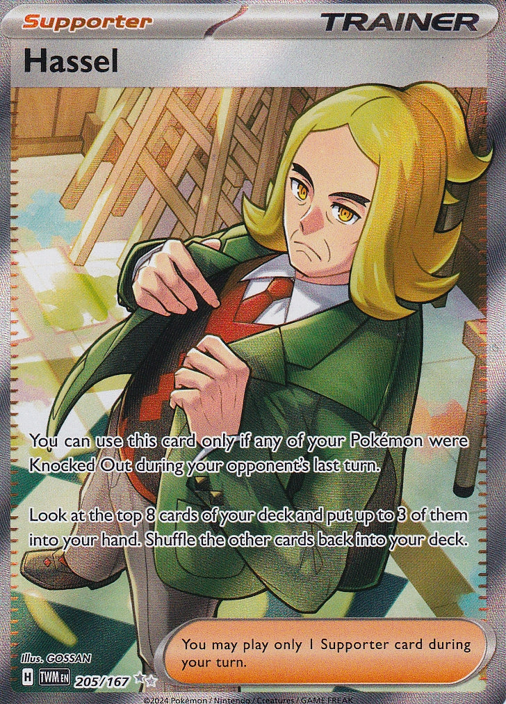 Scarlet & Violet Twilight Masquerade 205/167 Hassel