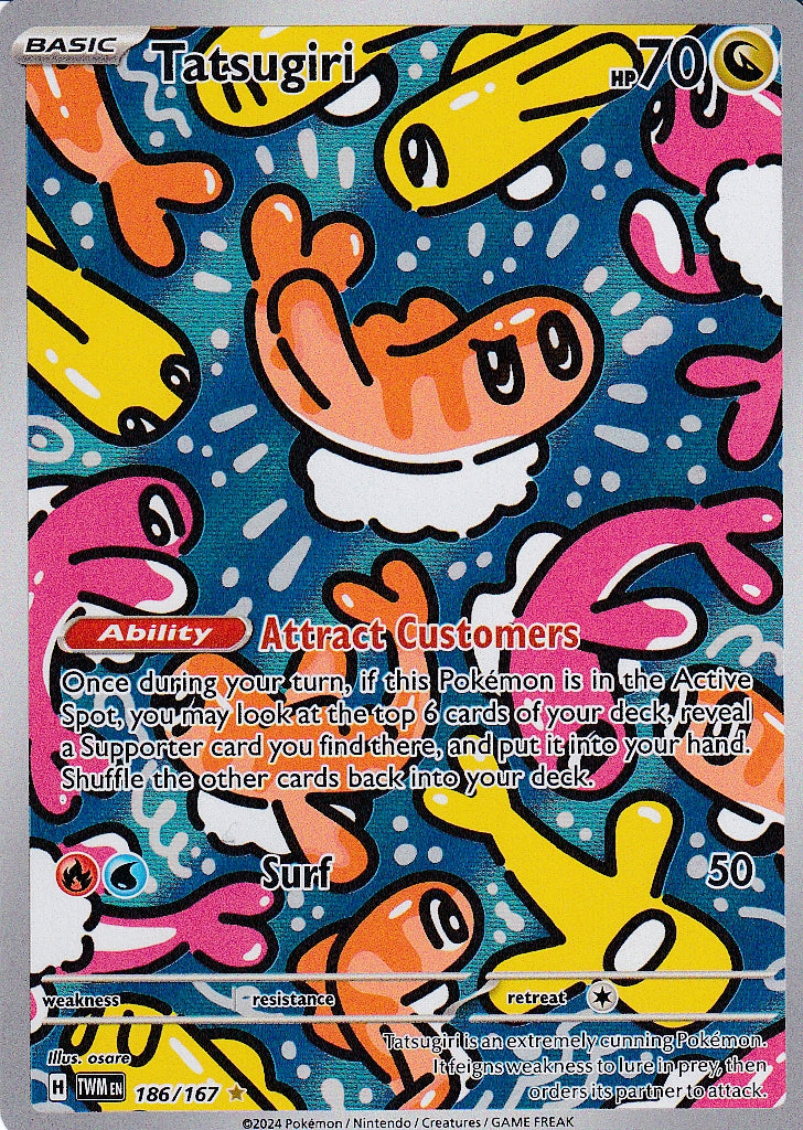 Scarlet & Violet Twilight Masquerade 186/167 Tatsugiri