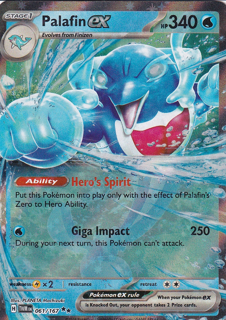 Scarlet & Violet Twilight Masquerade 061/167 Palafin ex