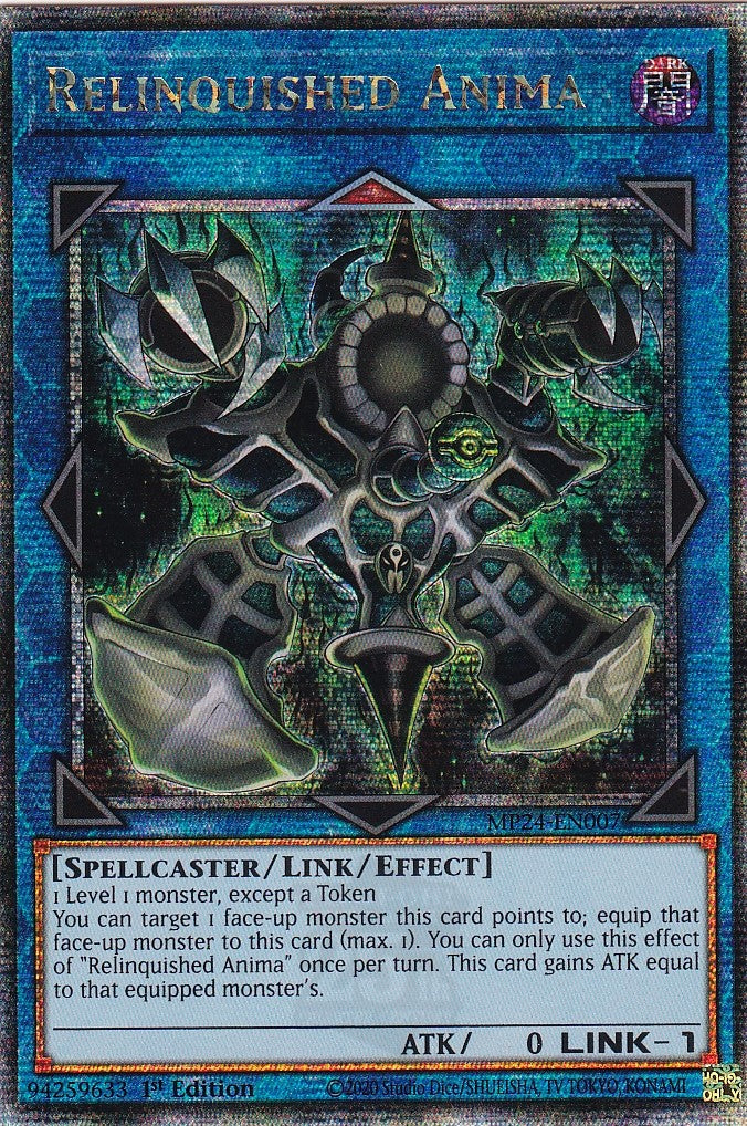 25th Anniversary Dueling Mirrors Tin MP24-EN007 Relinquished Anima Quarter Century Secret Rare 1st Edition