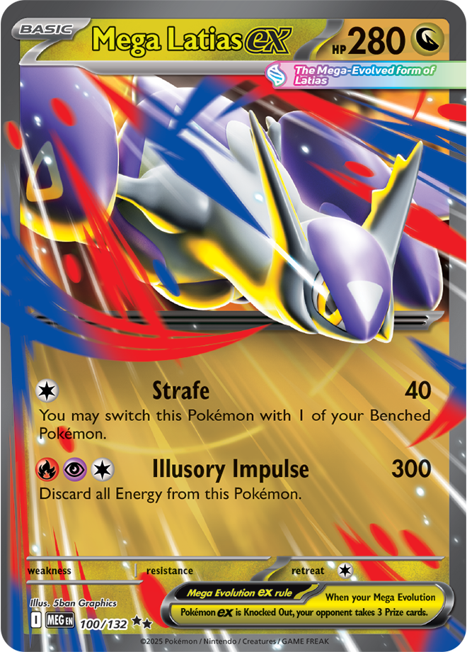 Mega Evolution 100/132 Mega Latias ex