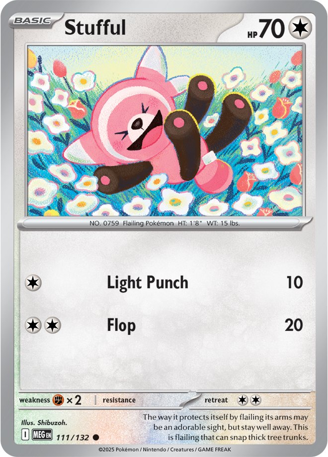 Mega Evolution 111/132 Stufful Reverse Holo