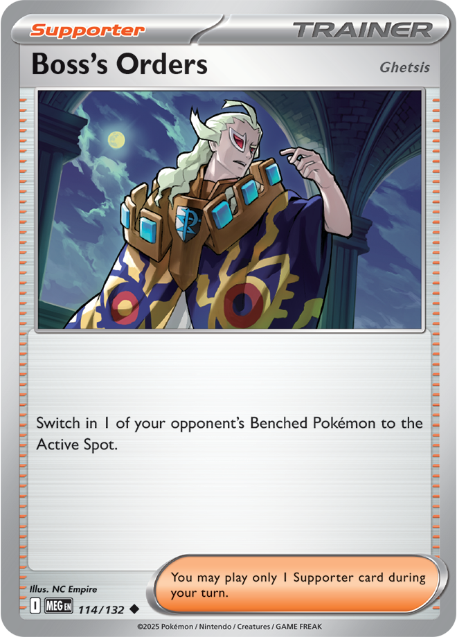 Mega Evolution 114/132 Boss’s Orders (Ghetsis)