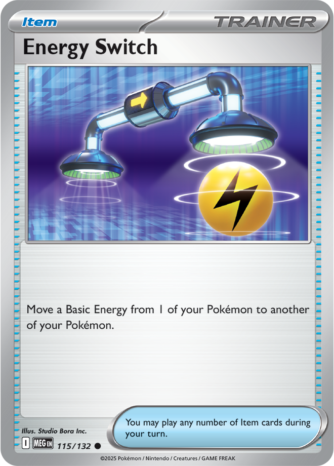 Mega Evolution 115/132 Energy Switch Reverse Holo