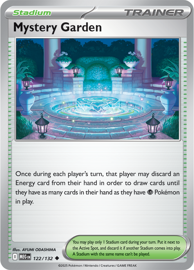 Mega Evolution 122/132 Mystery Garden Reverse Holo