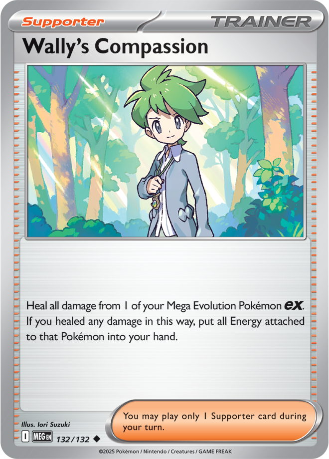 Mega Evolution 132/132 Wally’s Compassion Reverse Holo