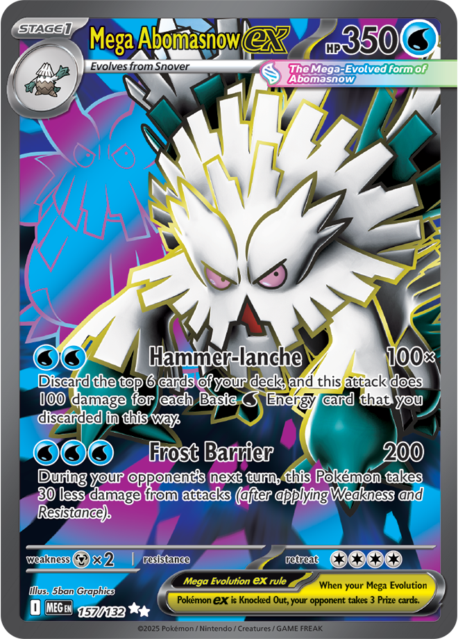 Mega Evolution 157/132 Mega Abomasnow ex