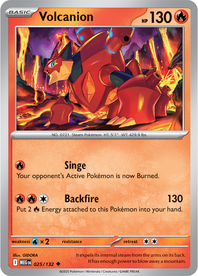 Mega Evolution 025/132 Volcanion