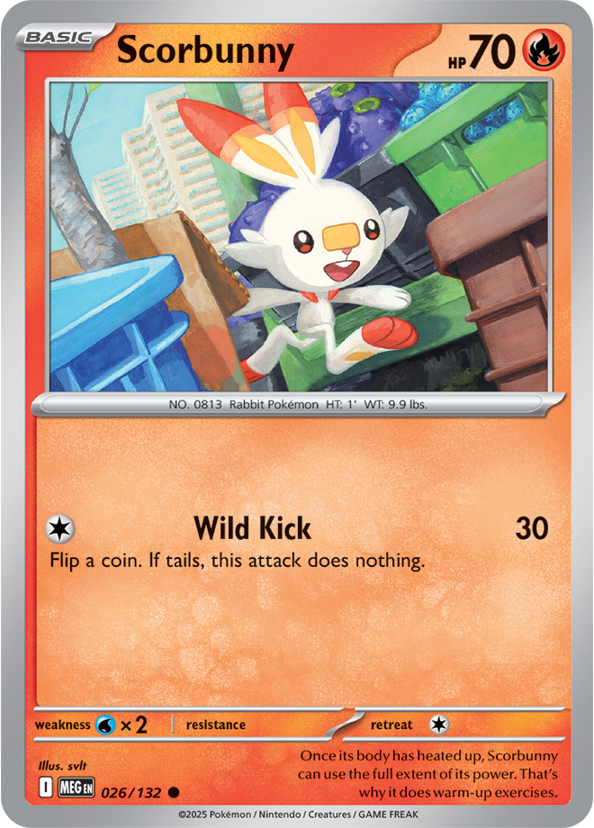 Mega Evolution 026/132 Scorbunny
