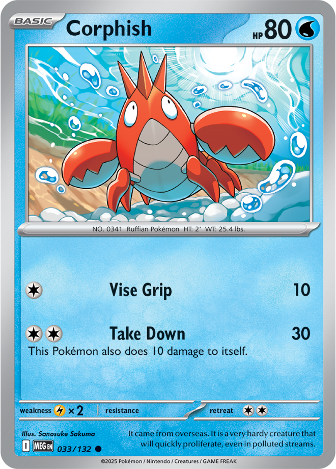 Mega Evolution 033/132 Corphish