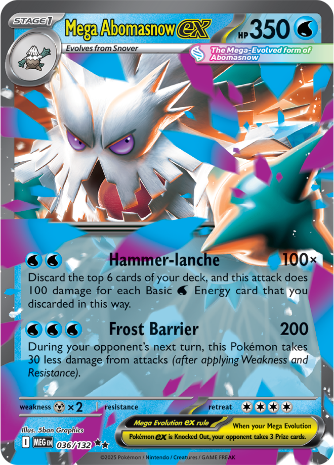 Mega Evolution 036/132 Mega Abomasnow ex