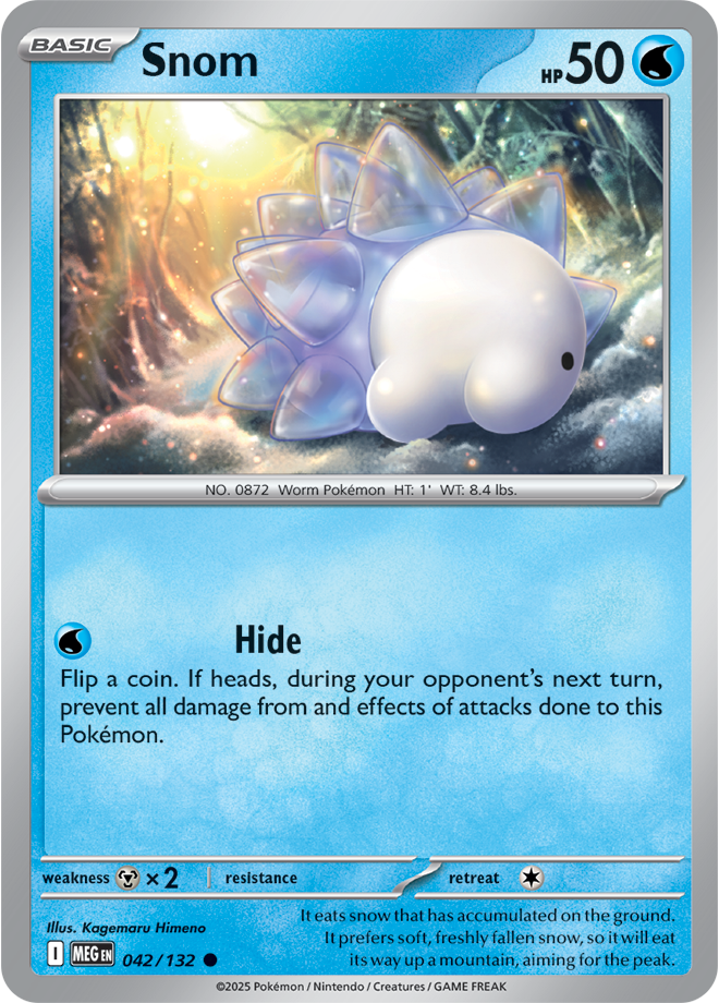 Mega Evolution 042/132 Snom Reverse Holo