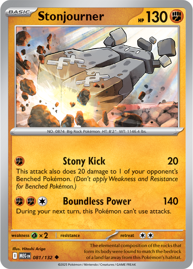 Mega Evolution 081/132 Stonjourner