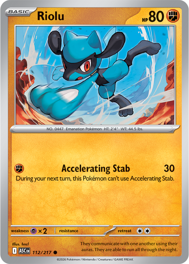Mega Evolution - Ascended Heroes 112/217 Riolu