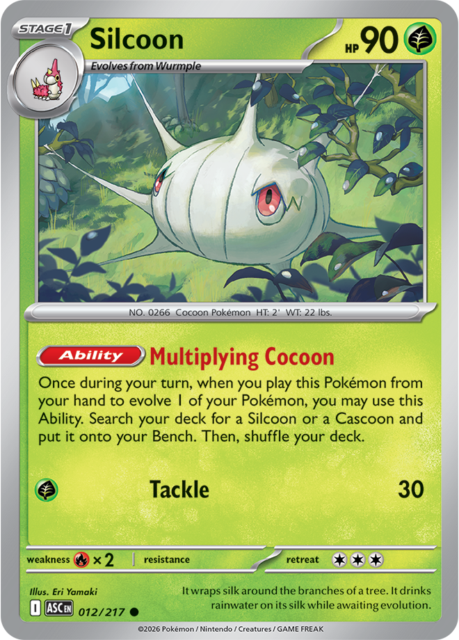 Mega Evolution - Ascended Heroes 012/217 Silcoon