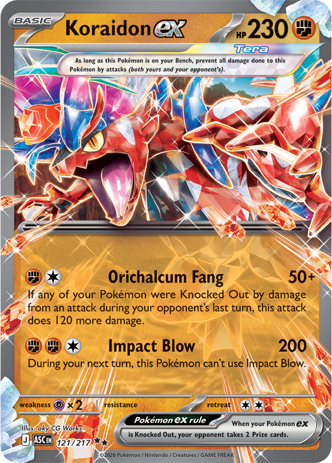 Mega Evolution - Ascended Heroes 121/217 Koraidon ex