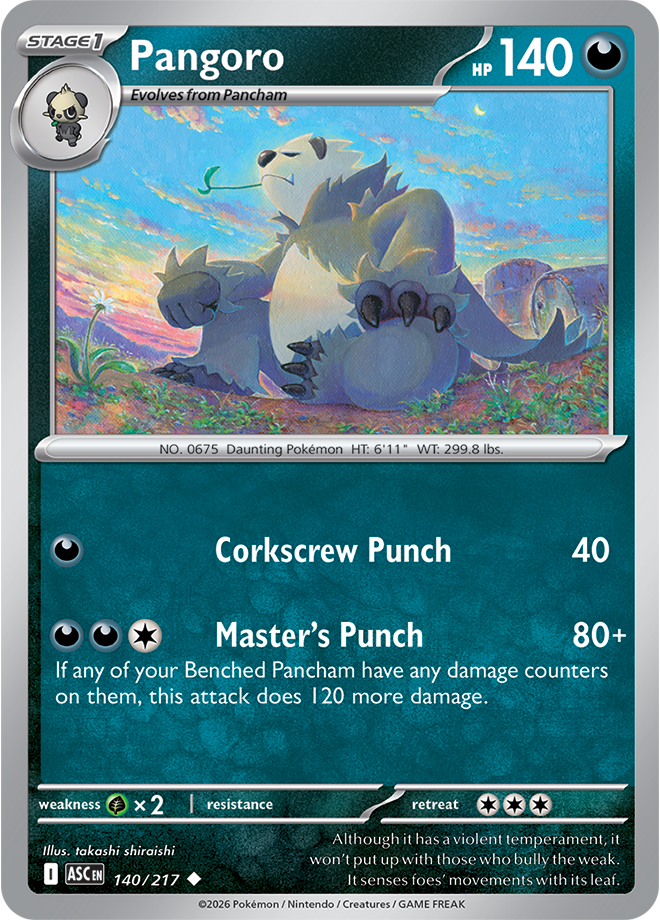 Mega Evolution - Ascended Heroes 140/217 Pangoro