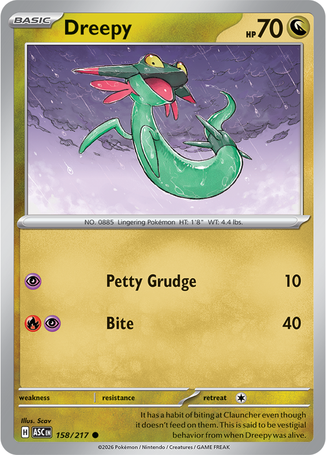 Mega Evolution - Ascended Heroes 158/217 Dreepy